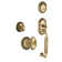 Newport Handle with Knob and Deadbolt and Rosette