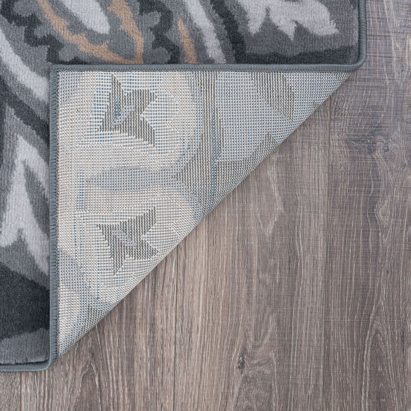 Tapis gris Floressa, Rectangle 2 pi x 3 pi
