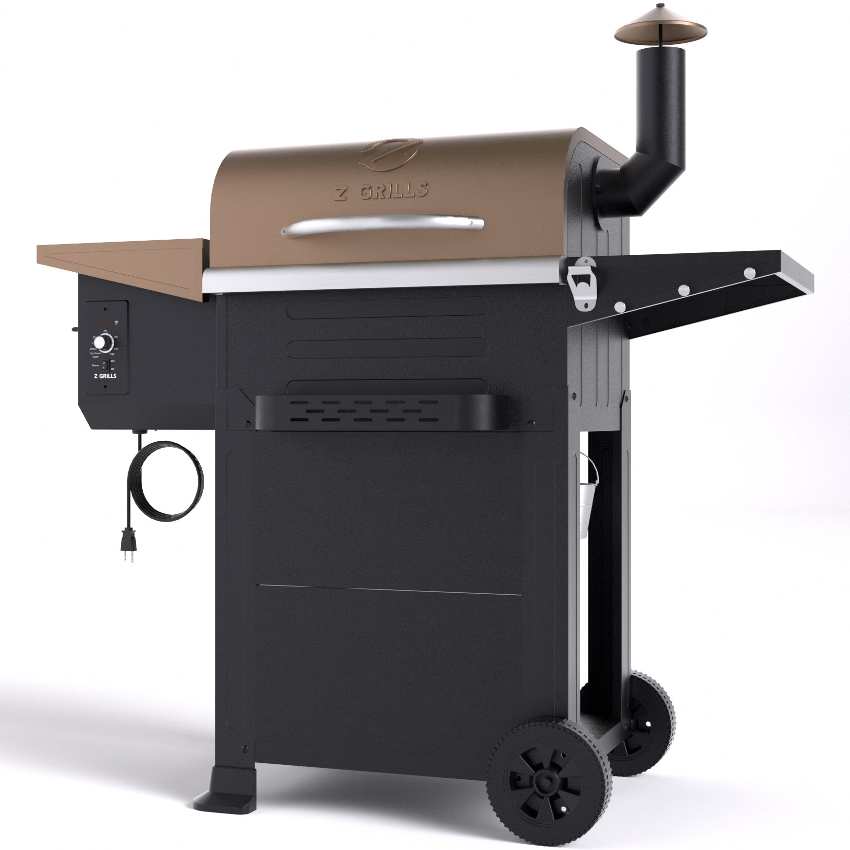 New Electric outdoor Deluxe/versatile wood fired pellet grill