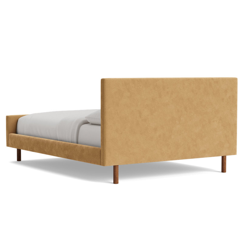 Skinny Fat Bed, Full / Double, Performance Velvet - Nutmeg