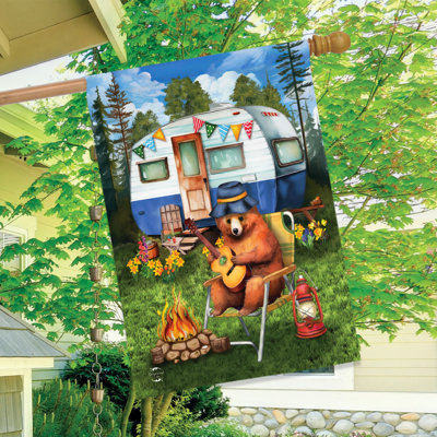 Drapeau du camping Bear House