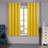 Bursaite 100 Percent Blackout Double Layers Lined Curtain Panel Pair-1142646903-1142647711