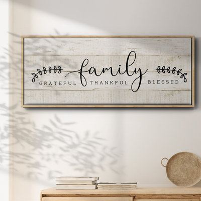 Famille - toile encadrée