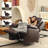 EONIX Real Zero zero clearance recliner  Recliners, Dual Motor Power Recliners for Small Spaces, RV Recliner Chair for Living Room, Bedroom, Breathable Leather, SXXY003992-129176142