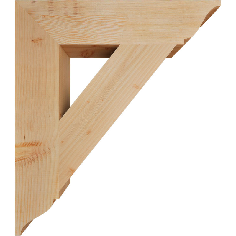 Support traditionnel, H 32 po x l 5,5 po x P 28 po, Douglas (lisse)