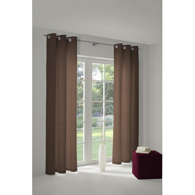 Coursey Room Darkening Curtain Single Panel