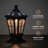 Black Aluminum Outdoor Pole Light