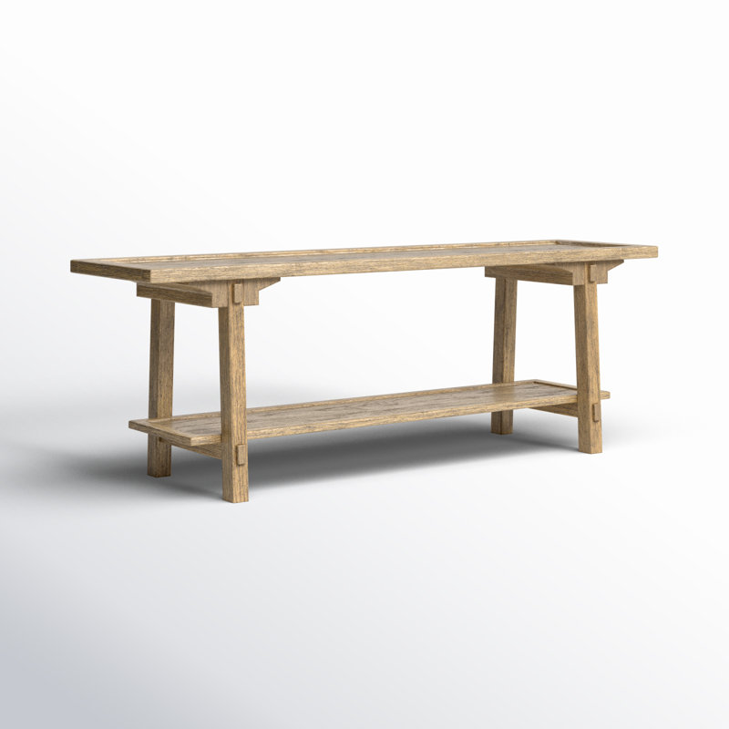 Trinity Console Table-Distressed Light Oak