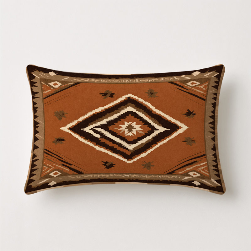 Sunlit Ridge Indoor And Outdoor Throw Pillow, Rectangle 14"H x 20"W