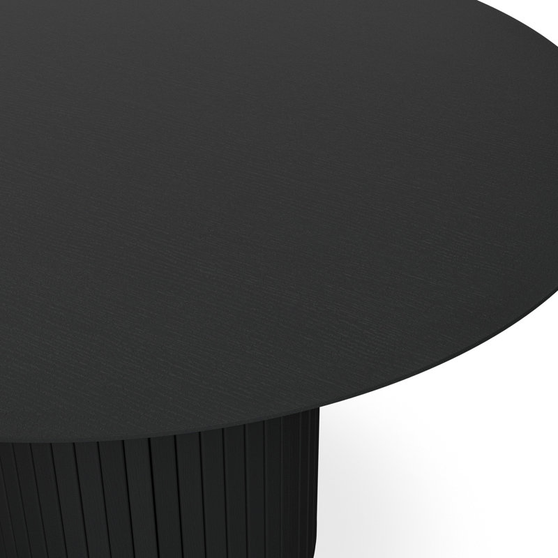 Arlo 120cm Round Dining Table, Black