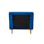 Velours, chaise pliable, bleu, style moderne, 3, interrupteur de lit rapide, oreiller, employés de bureau modernes, couchette réglable, jusqu'à 10 secondes, espace, petits dortoirs