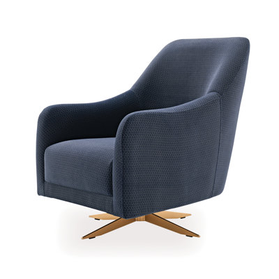 Upholstered Swivel Armchair
