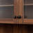 Farmhouse Kitchen China Cabinet with Expandable Pull-Out Organizer, Glass Doors & Multi-Tier Storage-116861023