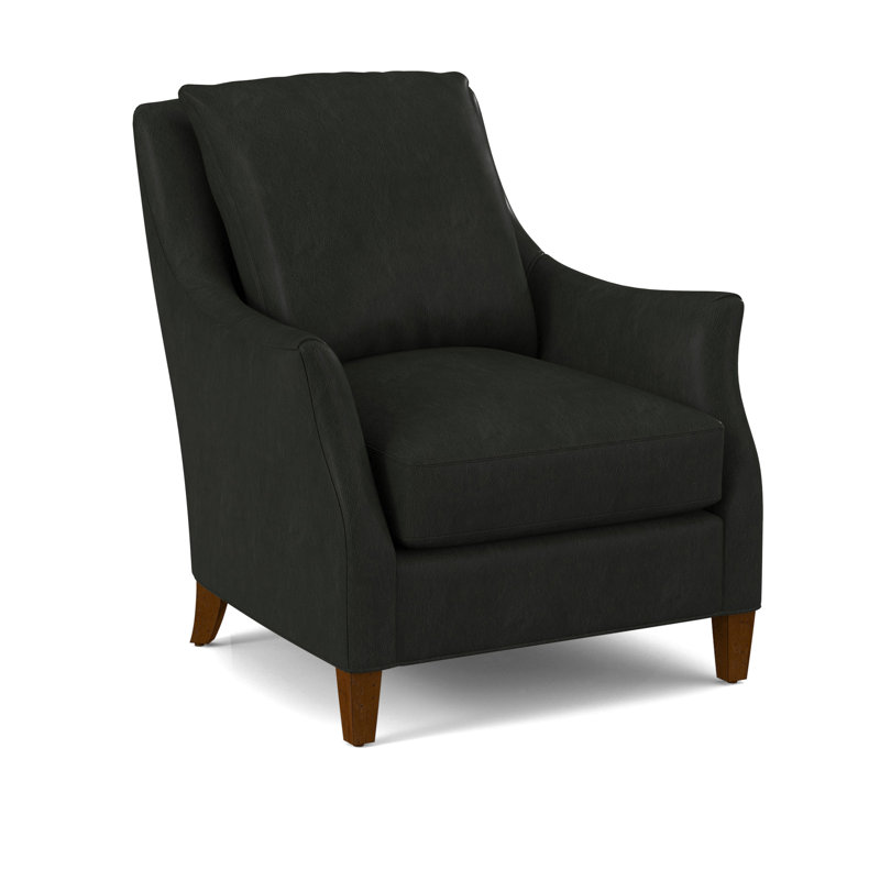 Armchair, Salvador Asphalt, White