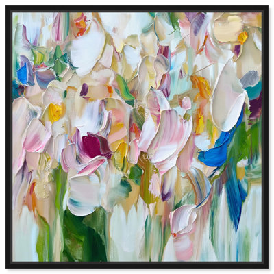 Art Remedy Bright Tropical Art Canvas Hint of Mint III
