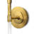 Auburn Crystal Sconce; Dimensions 6W X 19.5H X 7D; Uses One Maximum 60 Watt E12 Base Bulb (Not Included)