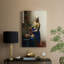«The Milkmaid» - Toile tendue sur châssis par Johannes Vermeer-956748916