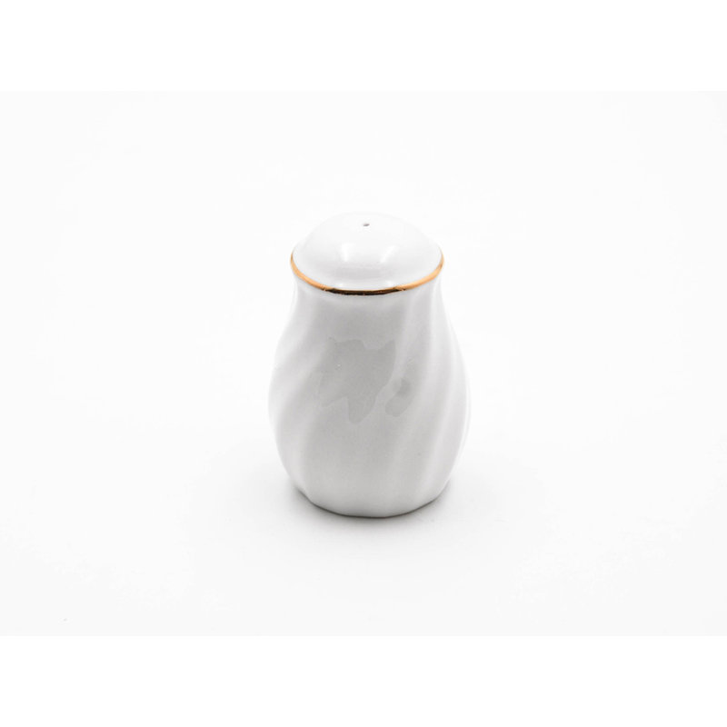 Ensemble salière et poivrière en porcelaine Hertford, Or