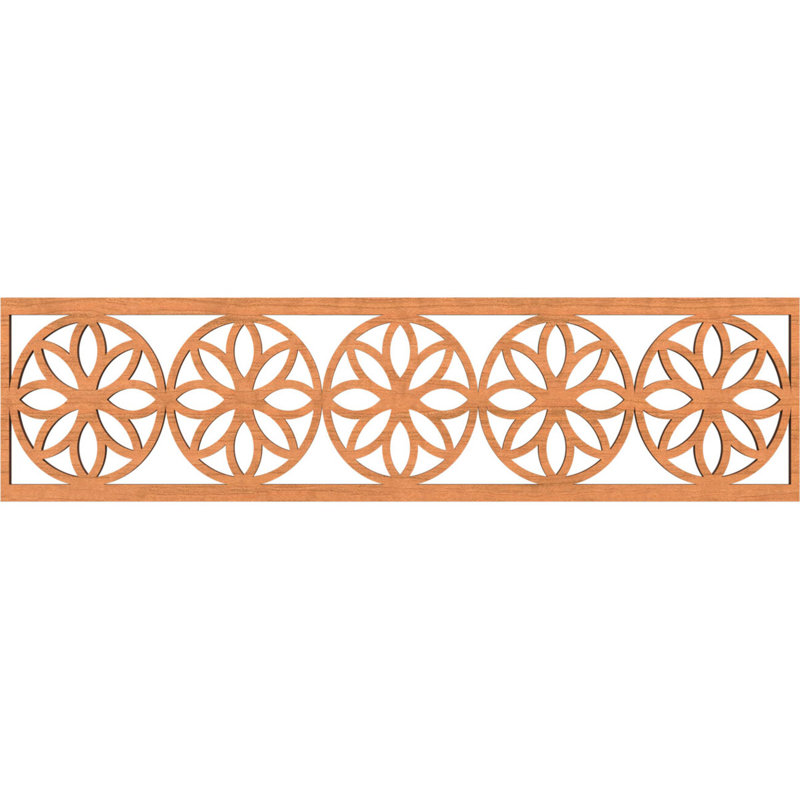 Moulure Blume, Cerisier, H 12 po x l 47 po x P 0,375 po