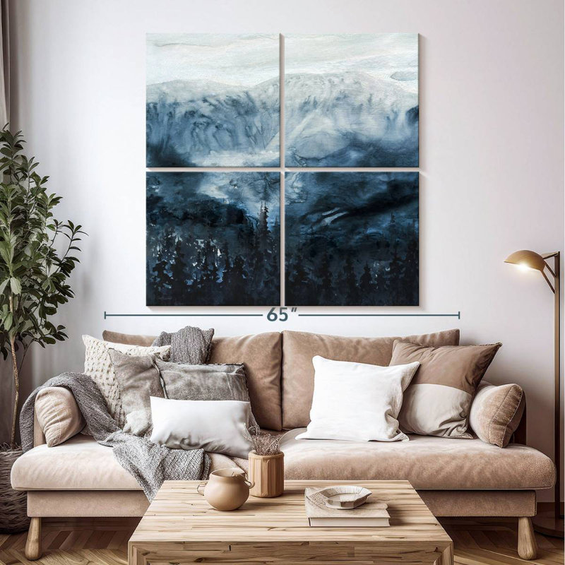 Mountain Shadows, 50" H x 50" W