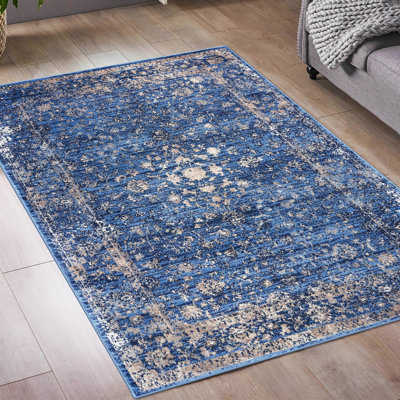 Tapis oriental bleu Gidran