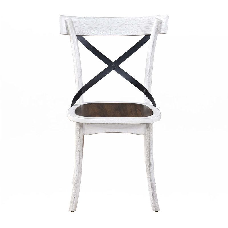 2 Pieces Set Dining Side Chair Rustic