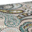 Coussin de salon intérieur/extérieur méridienne motif cachemire