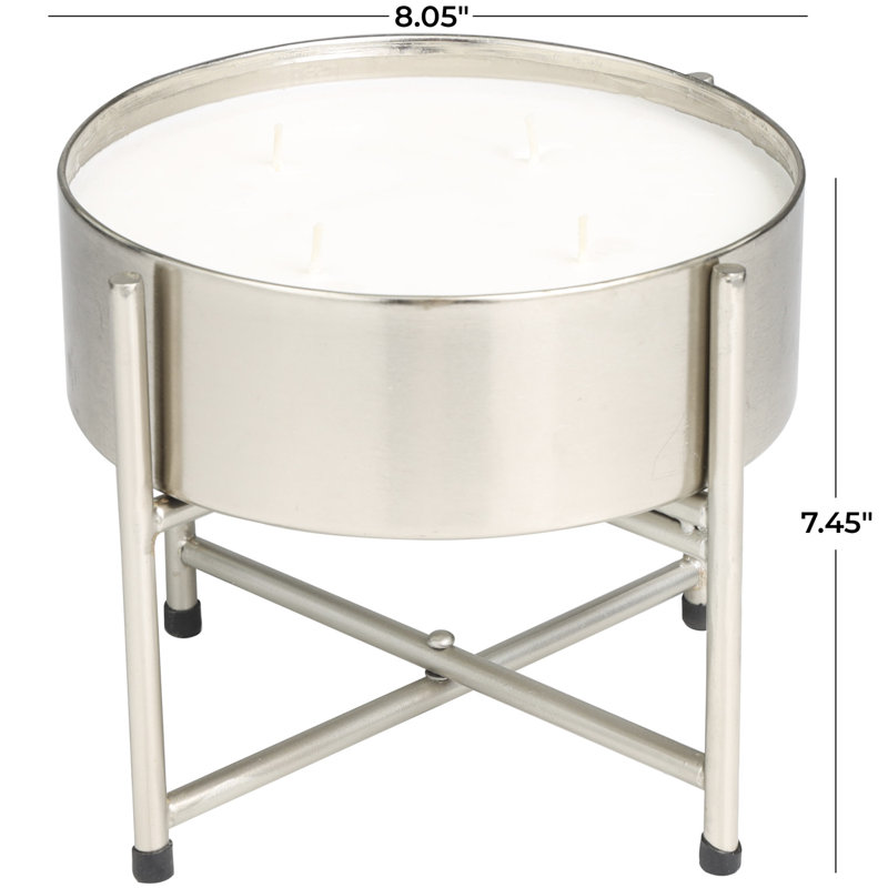 Bougie Wax Melt, H 9,95 po x l 9,05 po x L 9,1 po