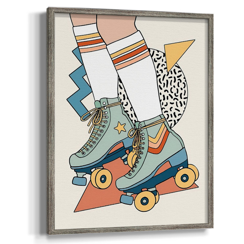 LetItRollI Framed Print - Solid Wood, 30" H x 24" W