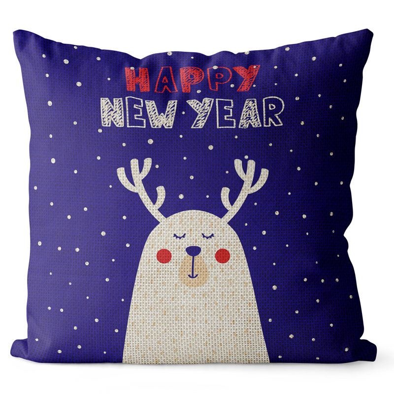  Housse de coussin carré en lin