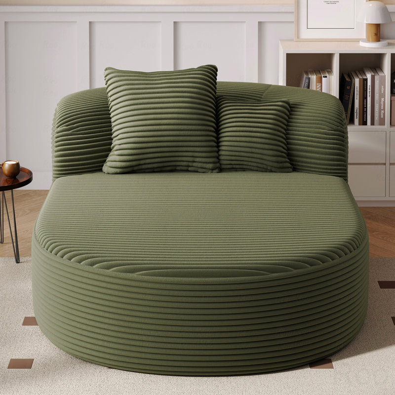 Canapé Boneless Couch, méridienne moderne Canapé Boneless Couch, Vert