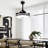 Kadesia 42'' Ceiling Fan with LED Lights and retractable fans