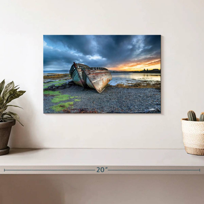 Mehar Isle Of Mull Shipwreck, 8" H x 12" W