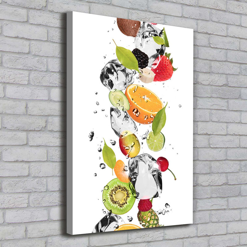 Fruit And Water - Wrapped Canvas Print