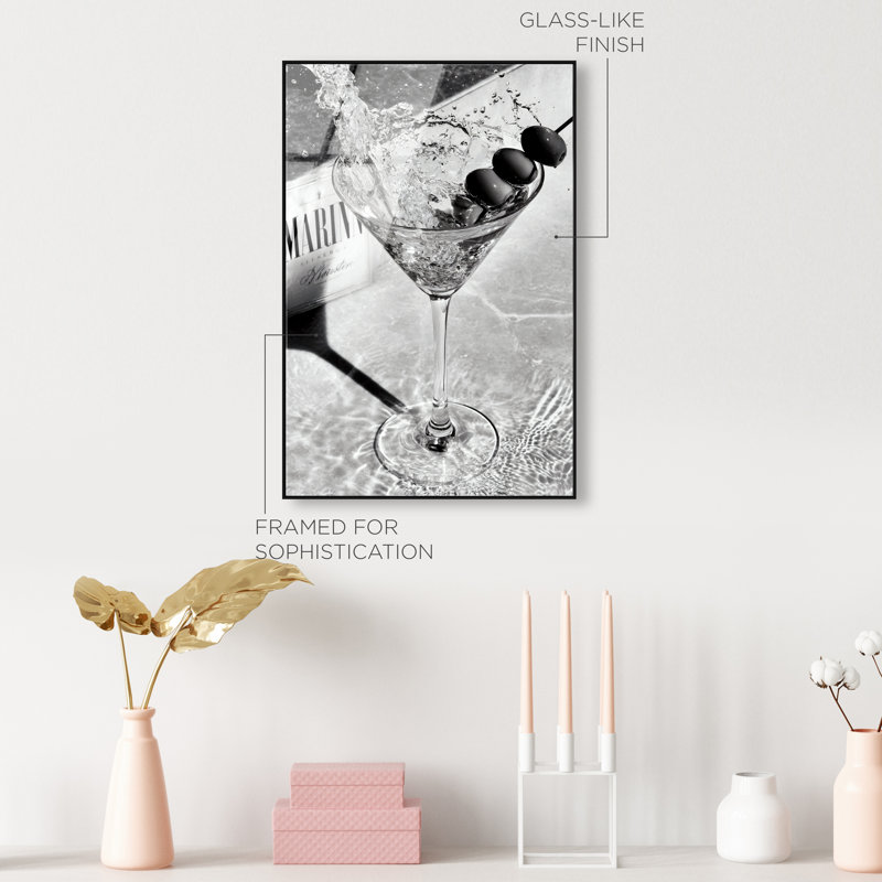 Chill Time II Print by Oliver Gal, 16"H x 11"W, Black Floater Frame