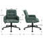 Adjustable Height Office Chair Swivel Desk Chair with Silent Casters Easy Assembly Modern Computer Chair-217656498