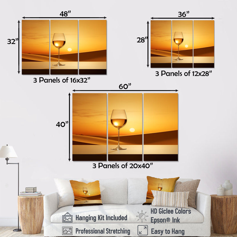 Ensemble de verres à champagne Aperitifs Aura, H 32 po x l 48 po x P 1 po