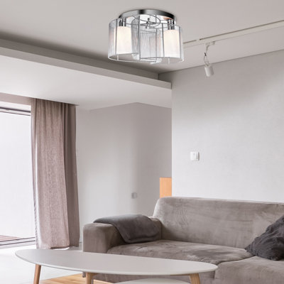 Glass Flush Mount