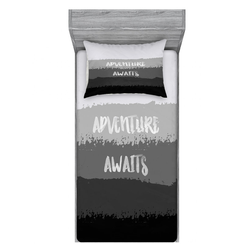 Microfiber Sheet Set, Twin Sheet Set with Fitted Sheet