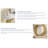 40” Gold Console Table