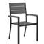 Zaina Stacking Patio Dining Armchair with Cushion