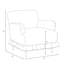 Elle Ruffle Slipcover Armchair-705559999