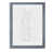 Toile avec cadre gris