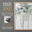 Impasto Tree Line I - impression encadrée de qualité supérieure - prête à être accrochée - aucun clou requis - aucun clou requis-1171761854-1171761855