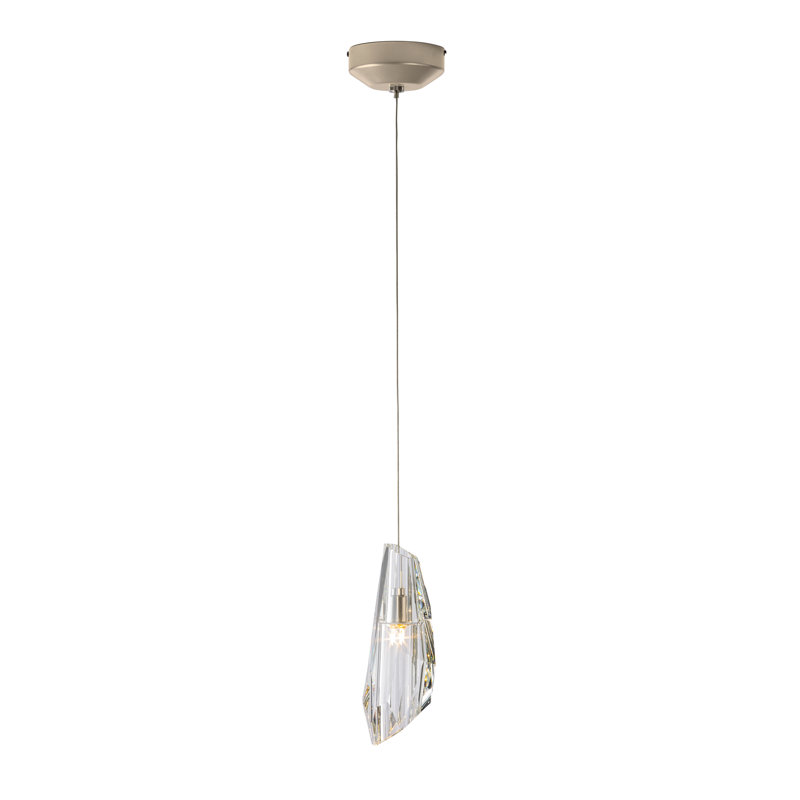 Luminaire suspendu 1 lumière Luma, Doré clair