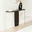 Console en bois massif Simple Acrylique-2043055461