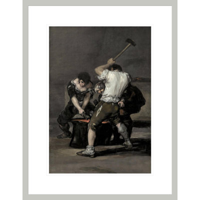 The Forge by Francisco de Goya -Framed Giclee Print