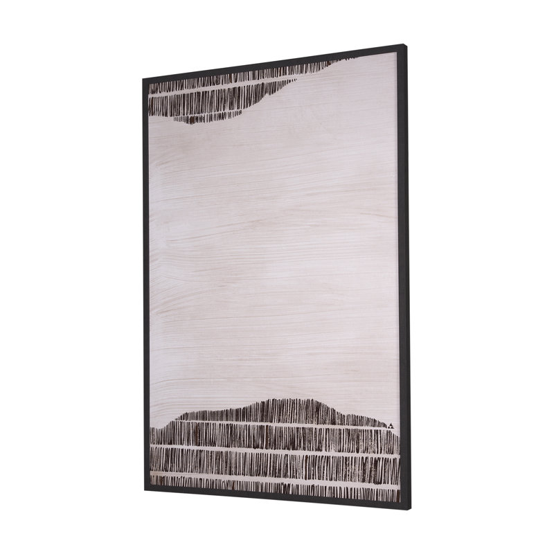 «Delineation I a Hand Hand», reproduction d'art encadrée texturée, Delineation II