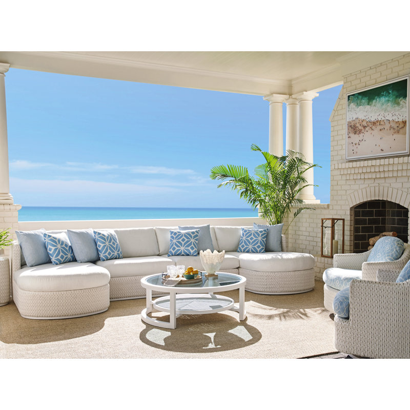 Ocean Breeze Promenade Round Cocktail Table