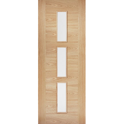 Sofia Glazed Prefinished Oak Internal Door